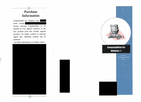 ComplaintMate Trifold Mailer