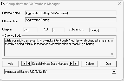 ComplaintMate Database Manager